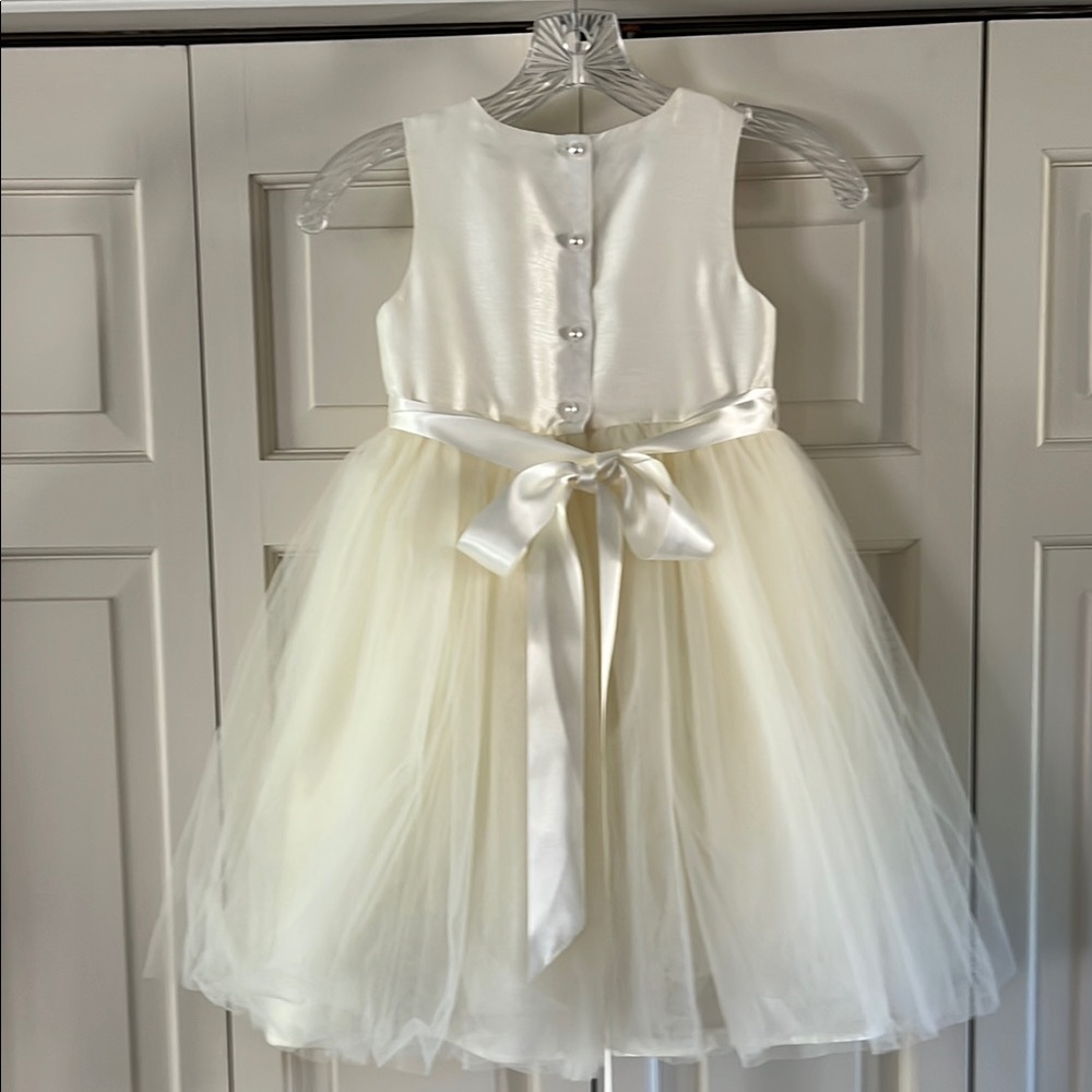 Elegant Cream Kids Dress
